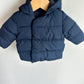 Blue Puffer Jacket / 0-3m