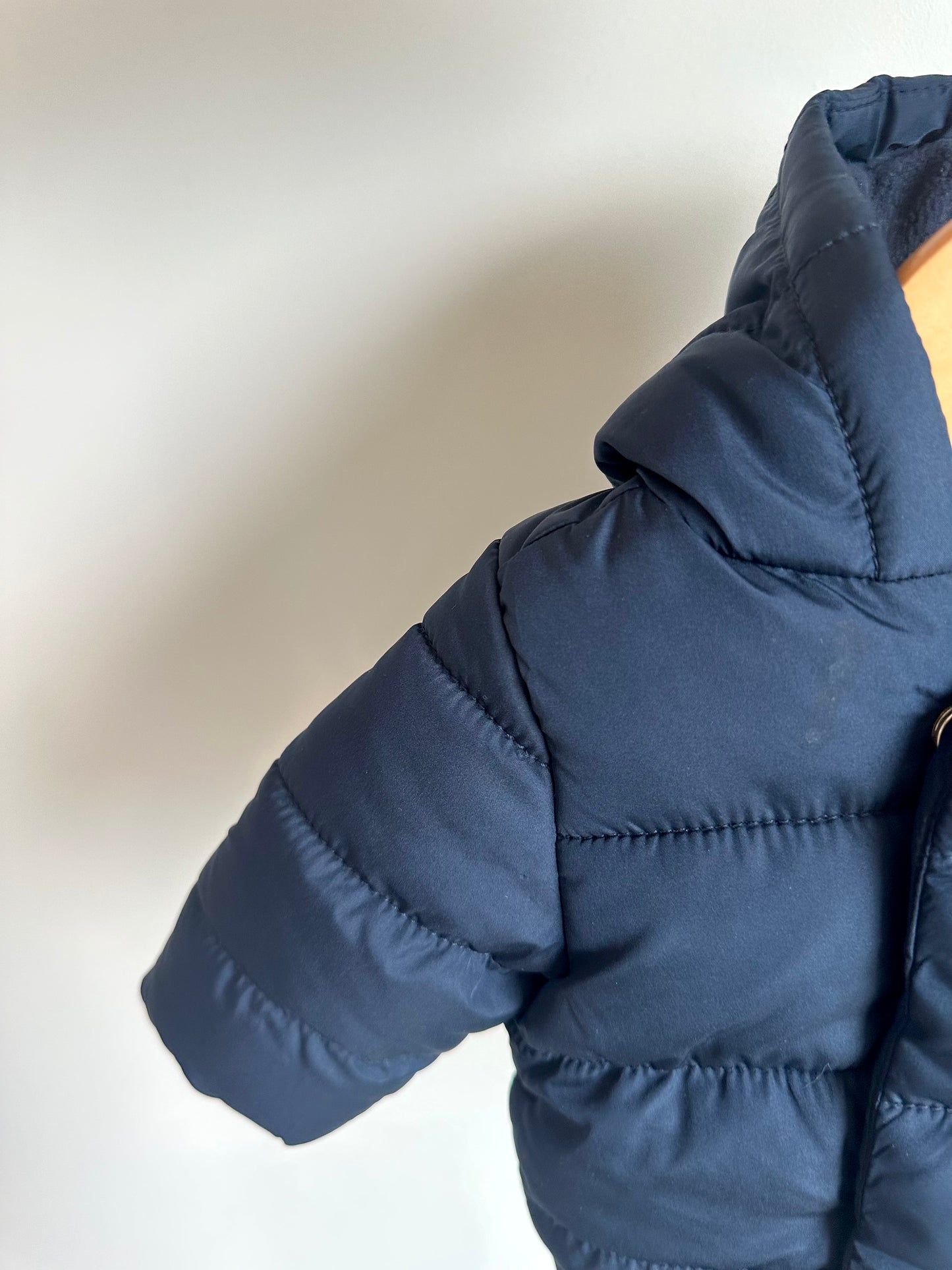 Blue Puffer Jacket / 0-3m