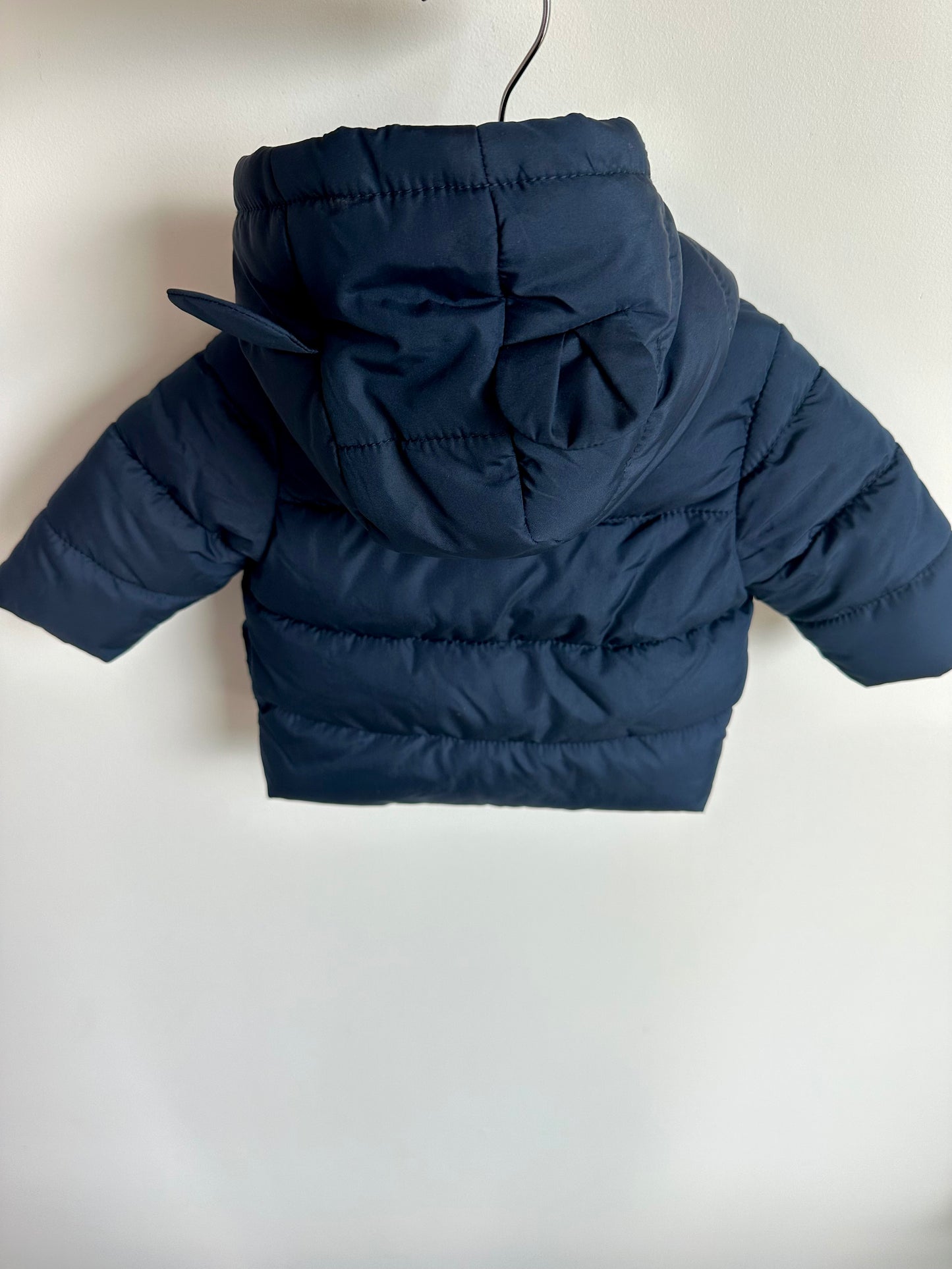 Blue Puffer Jacket / 0-3m