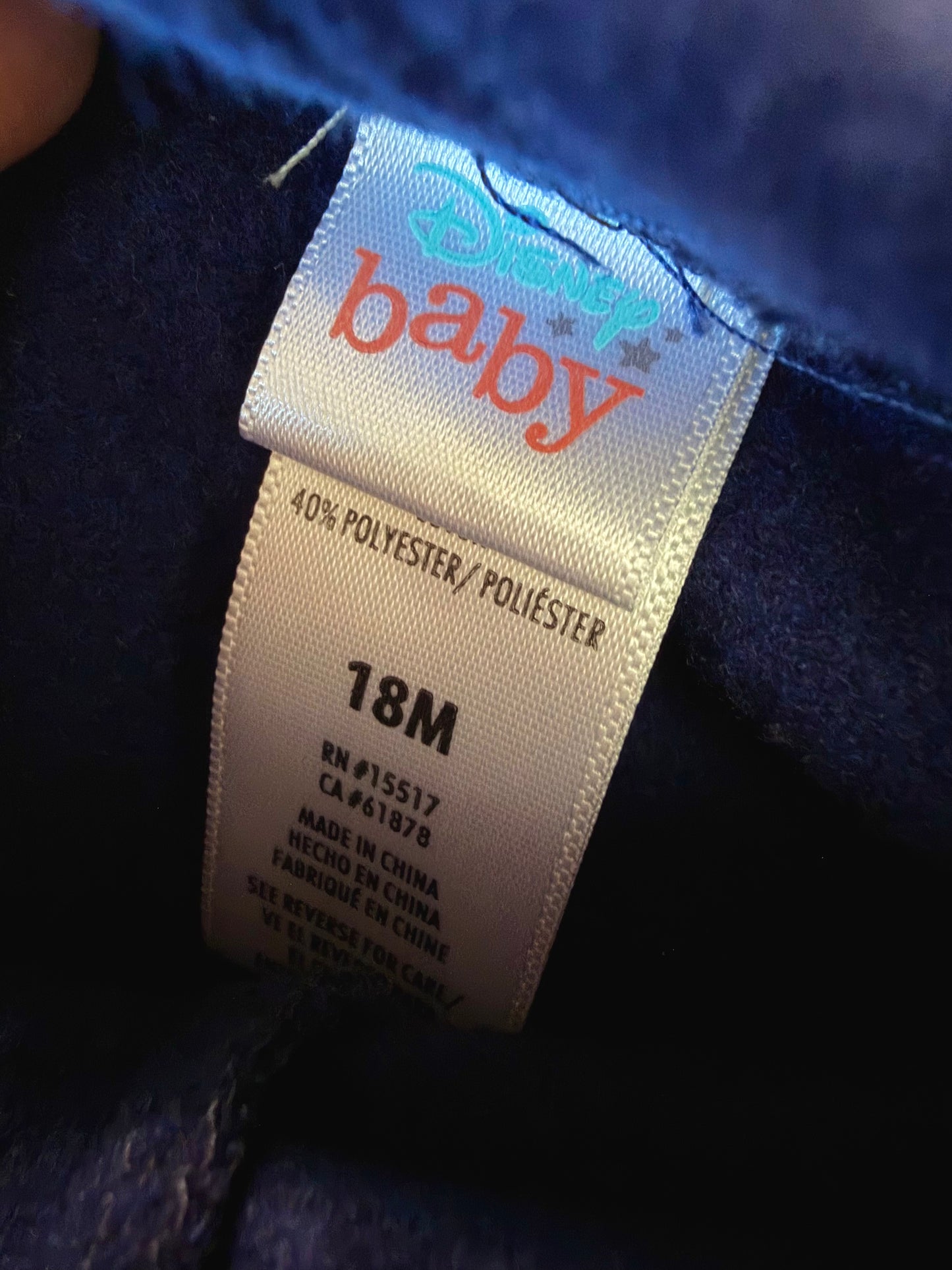 Mickey Mouse Navy Sweatpants / 18m