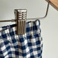 Blue Gingham Shorts / 6m