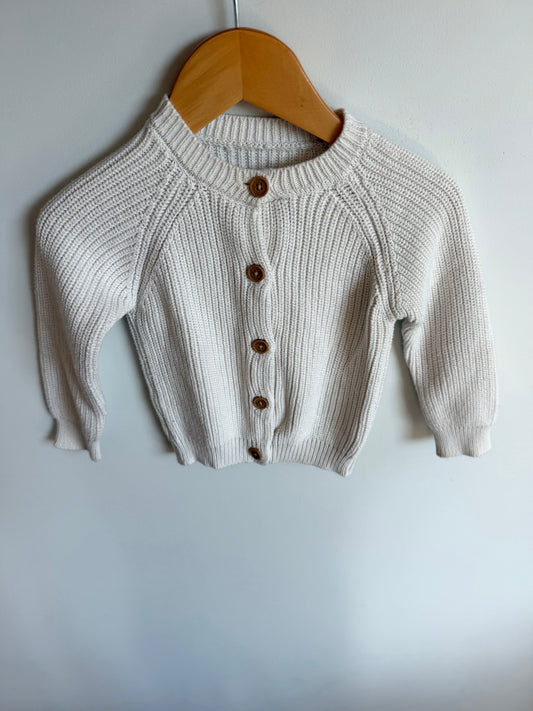 White Knit Sweater (PLAY) / 2-3T (No Shipping)