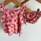 Pink Seashell Top + Bloomers Set (With Tags) / 6-9m