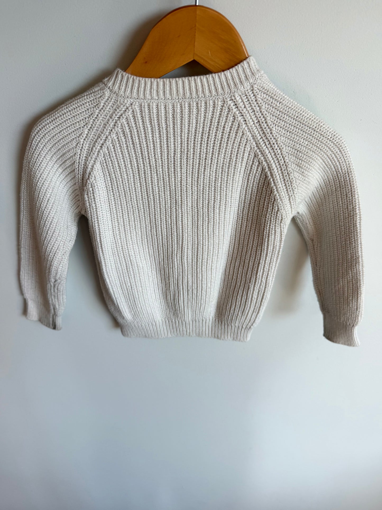 White Knit Sweater (PLAY) / 2-3T (No Shipping)