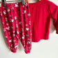 Red Reindeer PJ Set / 18m