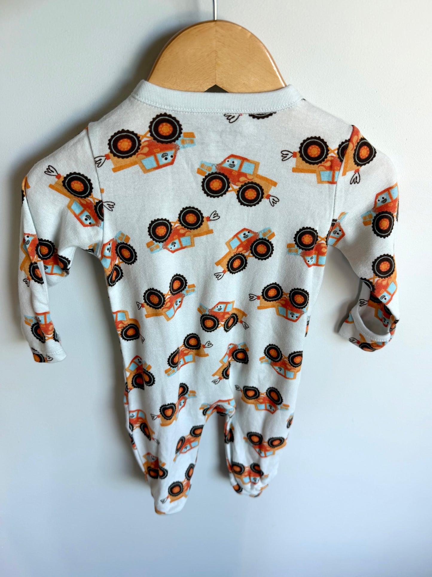 Monster Truck Zip Sleeper / 6-12m