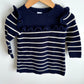 Gap Navy Striped Sweater Dress / 6-12m