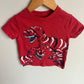 Red T-Rex Roar T-Shirt / 18-24m