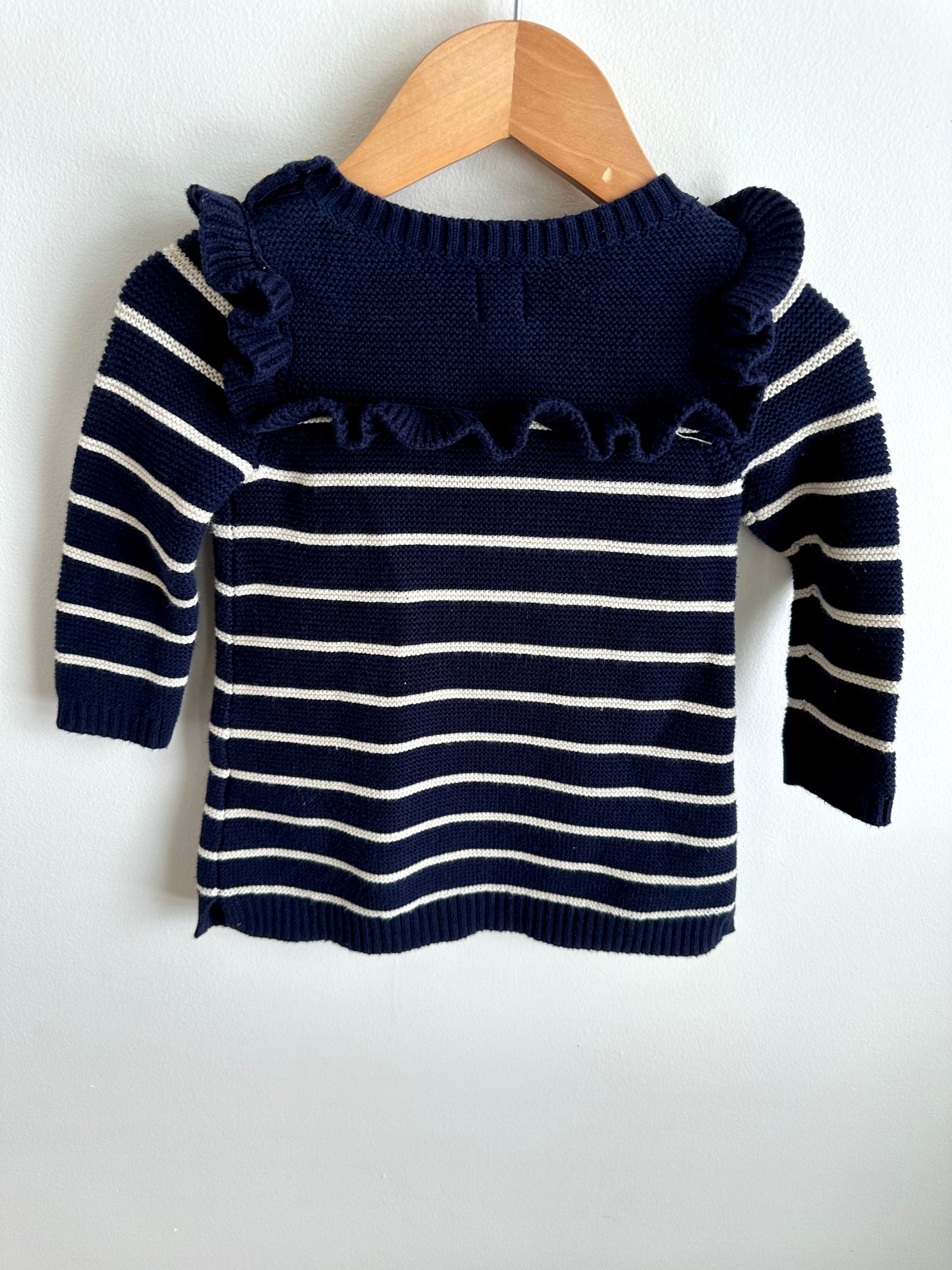 Gap Navy Striped Sweater Dress / 6-12m