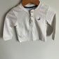 White Long Sleeve Dino Top / 12-18m