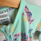 Bonds Floral Blue Sleeper / 6-12m