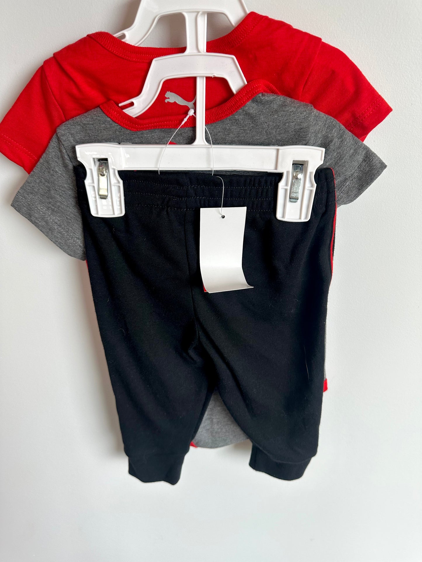 Puma Three Piece Bodysuit + Pants Set (With Tags) / 6-9m