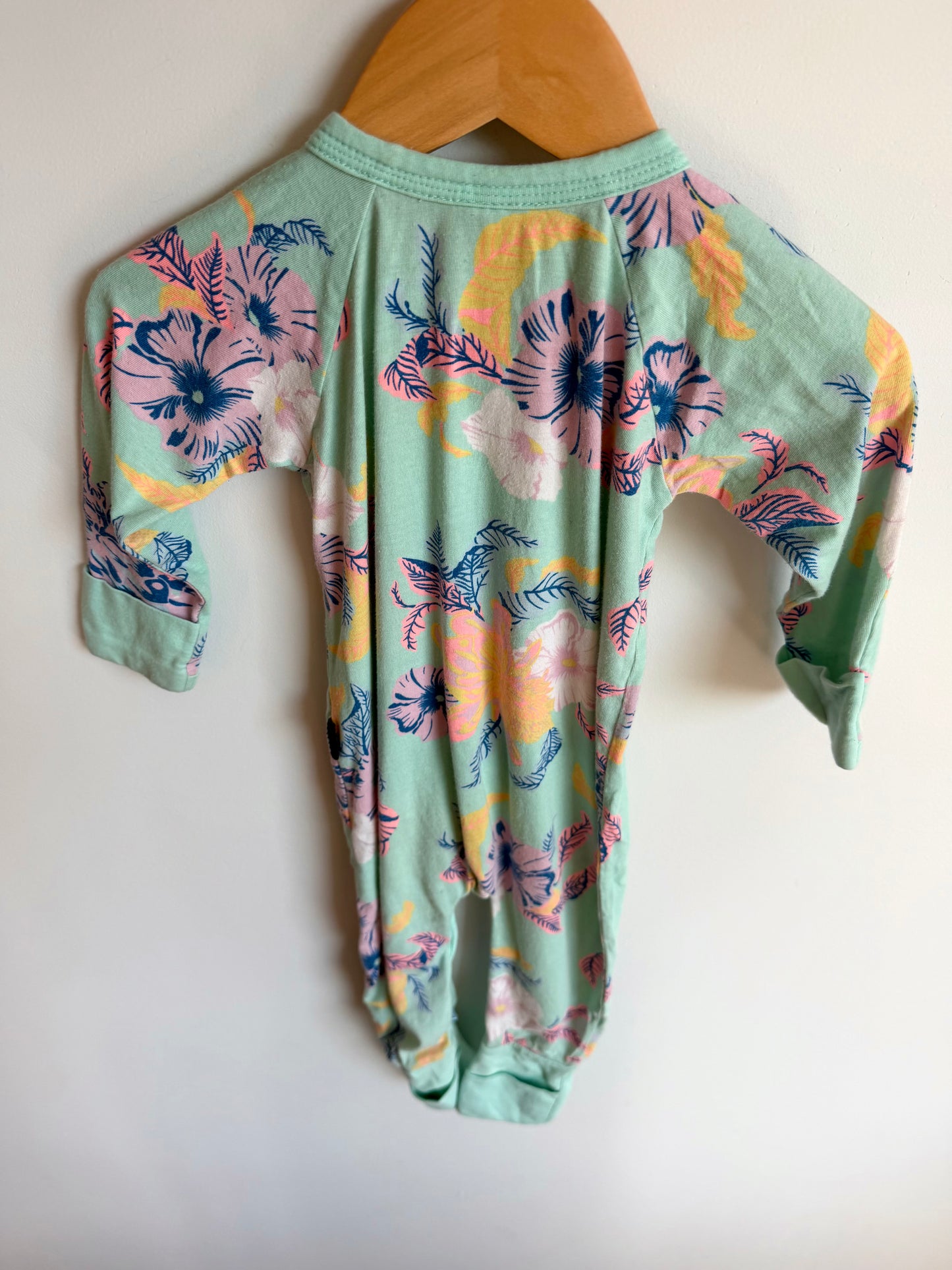 Bonds Floral Blue Sleeper / 6-12m