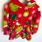 Grinch Red Hood Fleece Sweater / 4-5T