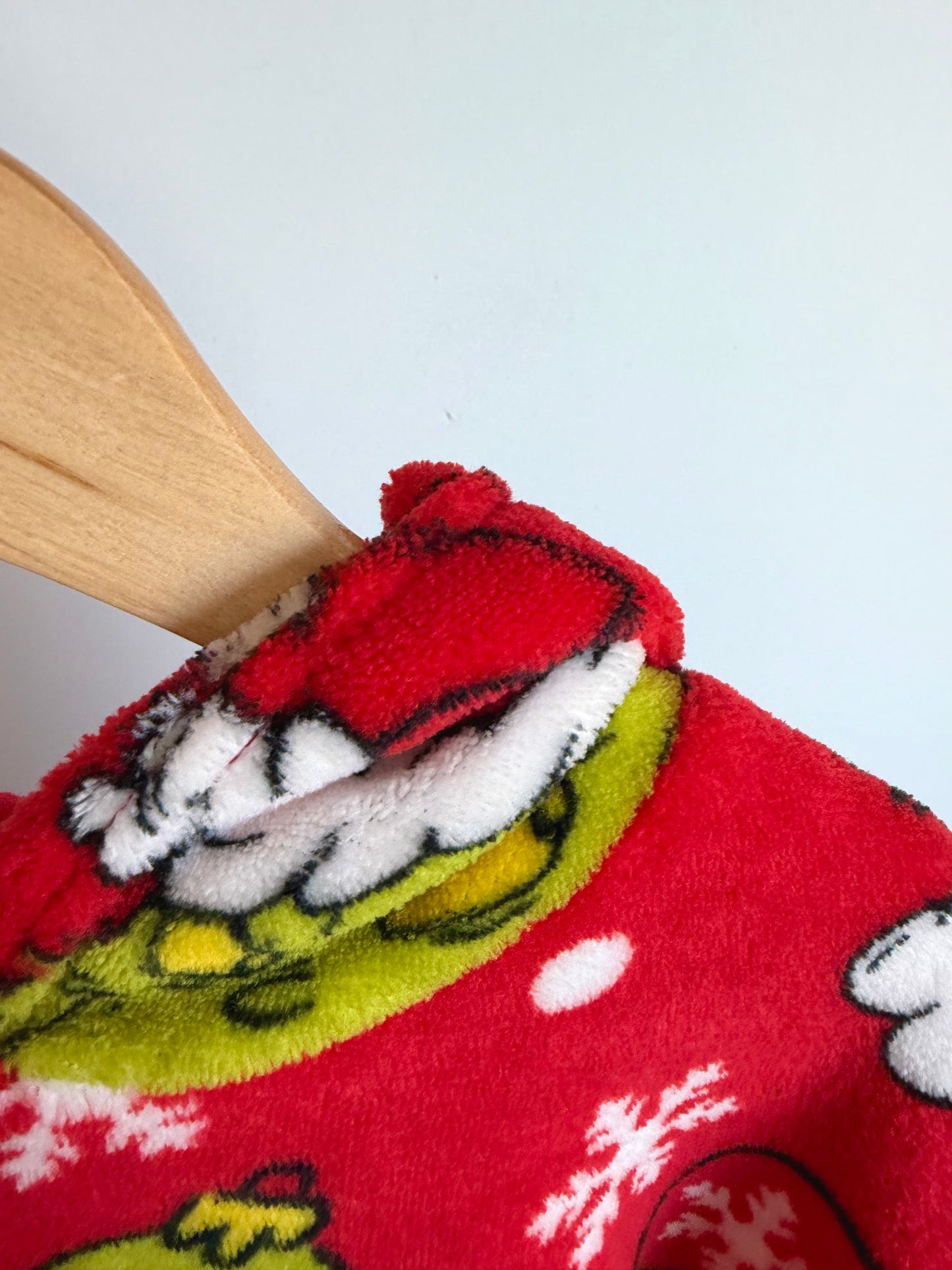 Grinch Red Hood Fleece Sweater / 4-5T