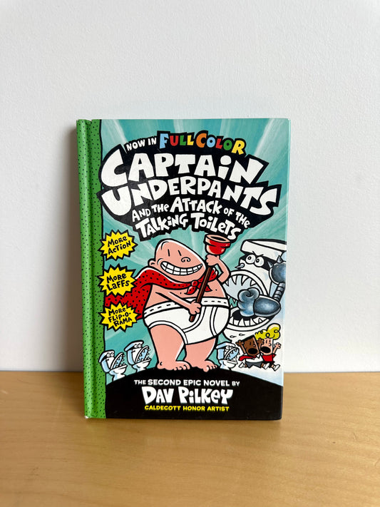 Captain Underpants and the Attack of the Talking Toilets (#2) Book / 7-9 years