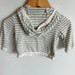White Stripe Hoodie / 6m