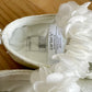 White Sparkly Frill Shoes / 0-3m