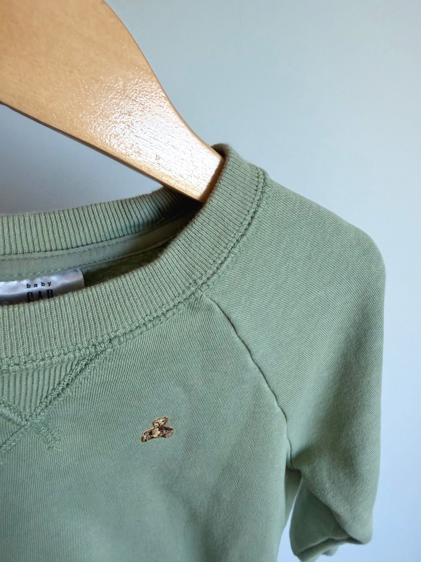 Gap Light Green Crewneck / 3T