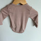H&M Organic Side Snap Bodysuit / 4-6m