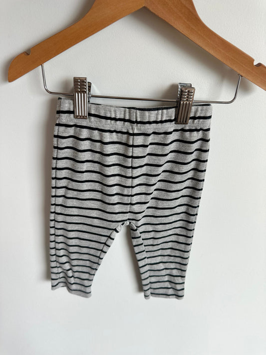Grey + Black Striped Pants / 9m