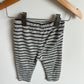 Grey + Black Striped Pants / 9m
