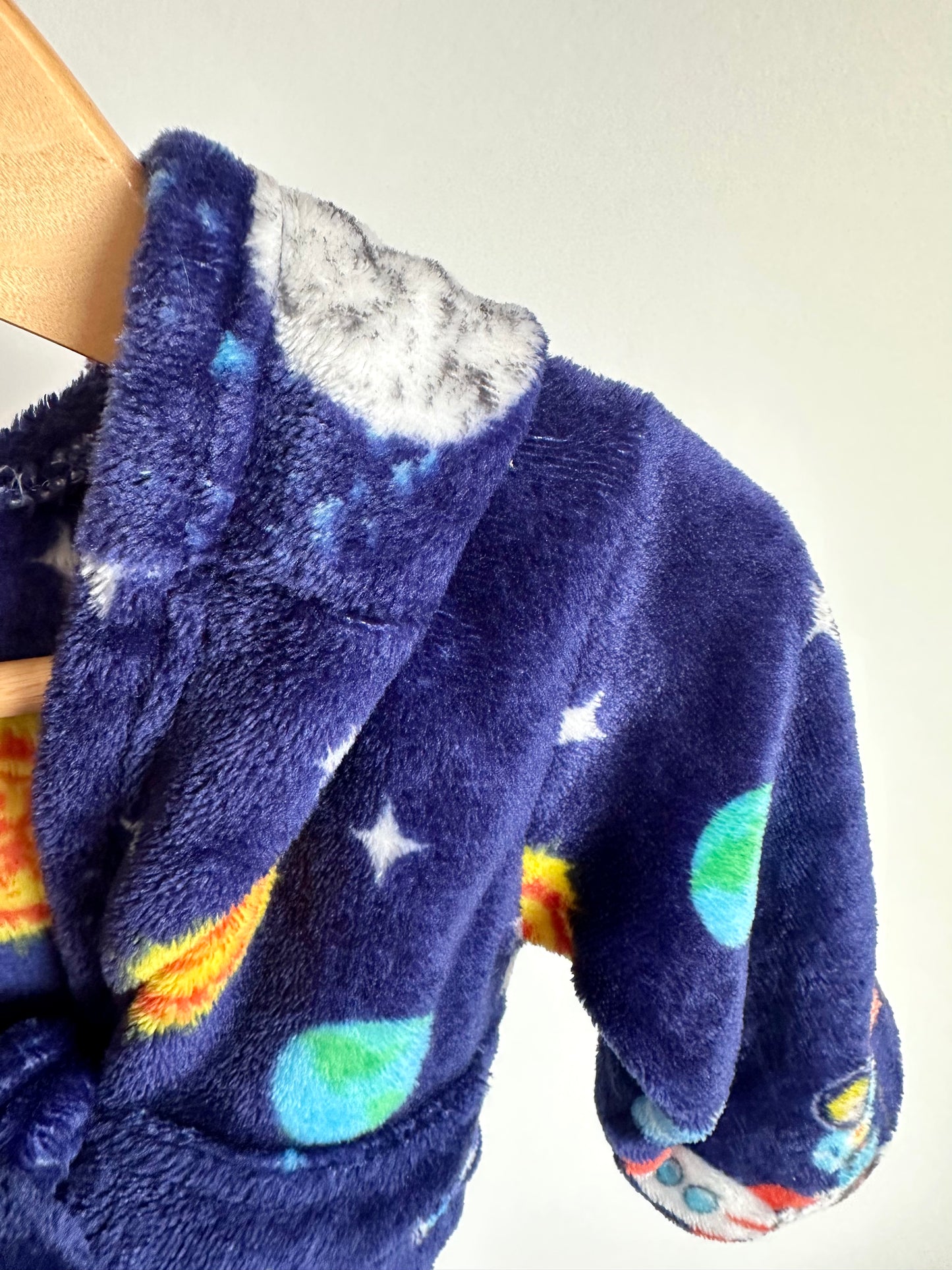 Space Hooded Robe / 12-18m?