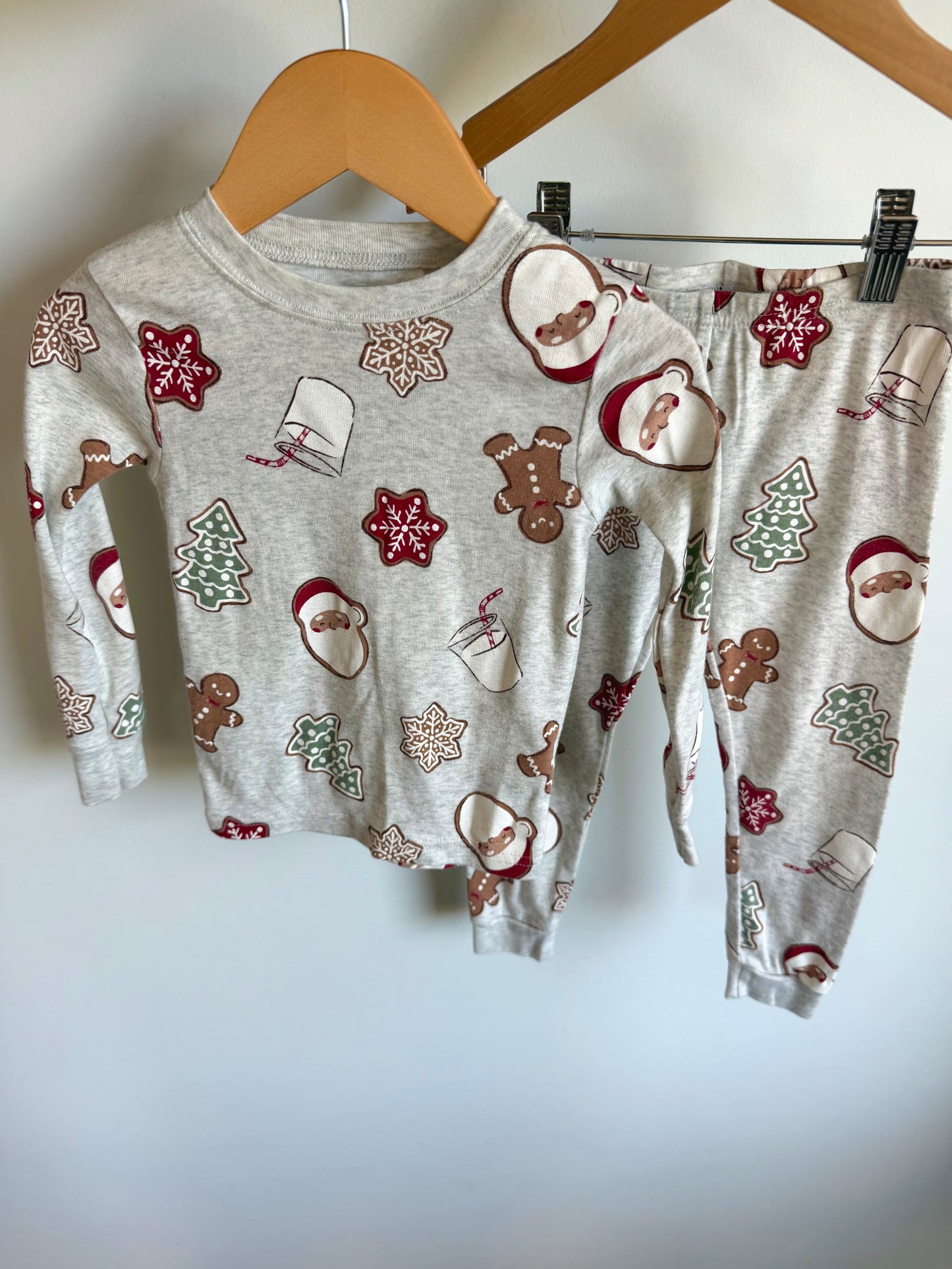 Santa Milk + Cookies PJ Set / 2-3T
