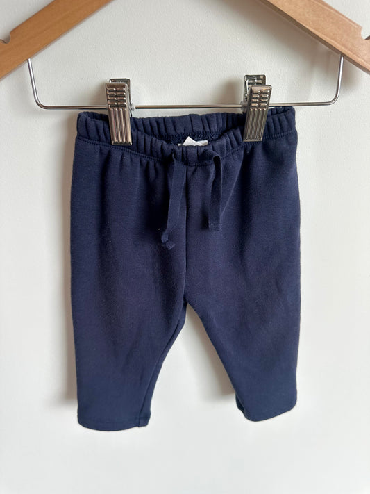 Gap Fleece Navy Joggers / 3-6m