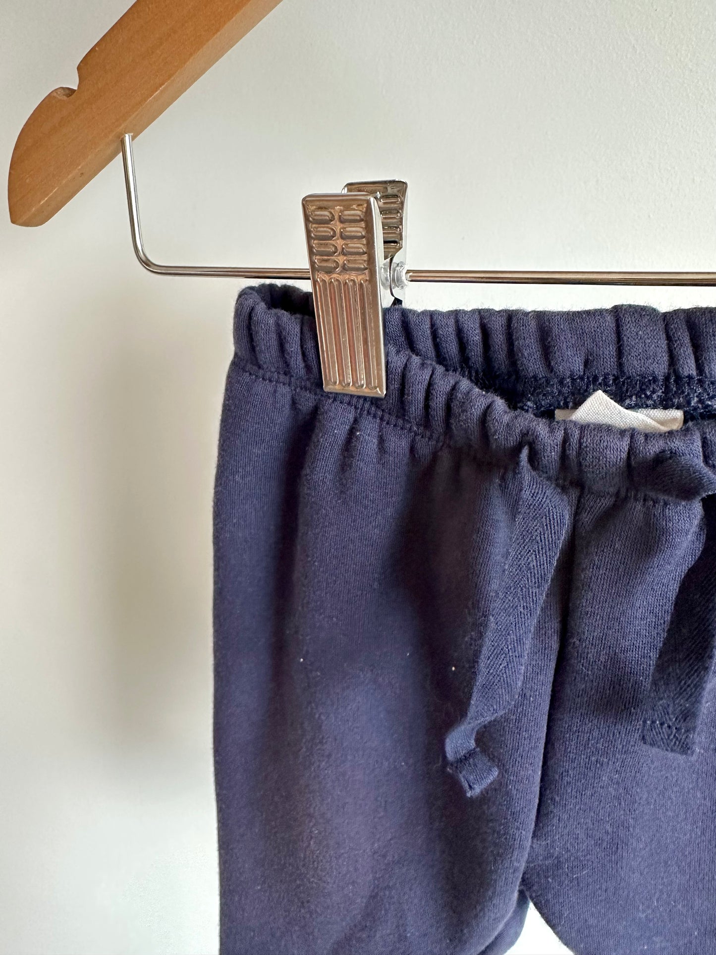 Gap Fleece Navy Joggers / 3-6m