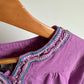 Purple Embroidery Tunic Dress / 8 years ?