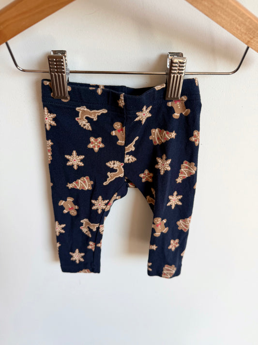 Gingerbread Leggings / 3-6m