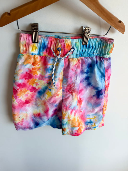 Tie Dye Drawstring Swim Shorts / 7-8 years