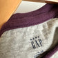 Gap Grey + Purple Long Sleeve / 18-24m