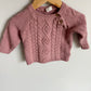 Cable Knit Pink Sweater (PLAY) / 4-6m