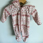 Pink Hood Aztec Jumpsuit / 6m