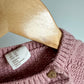 Cable Knit Pink Sweater (PLAY) / 4-6m