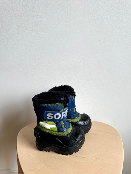 Sorel Blue Snow Boots / Size 4 Toddler Footwear