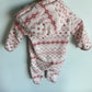 Pink Hood Aztec Jumpsuit / 6m