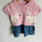 Bunny Pink Top Dress (With Tags) / 6-12m