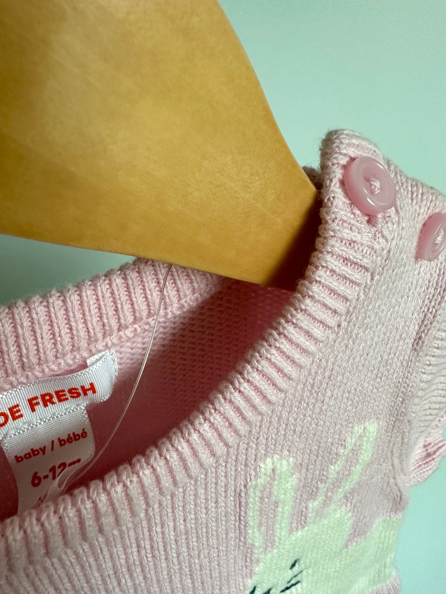 Bunny Pink Top Dress (With Tags) / 6-12m