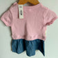 Bunny Pink Top Dress (With Tags) / 6-12m