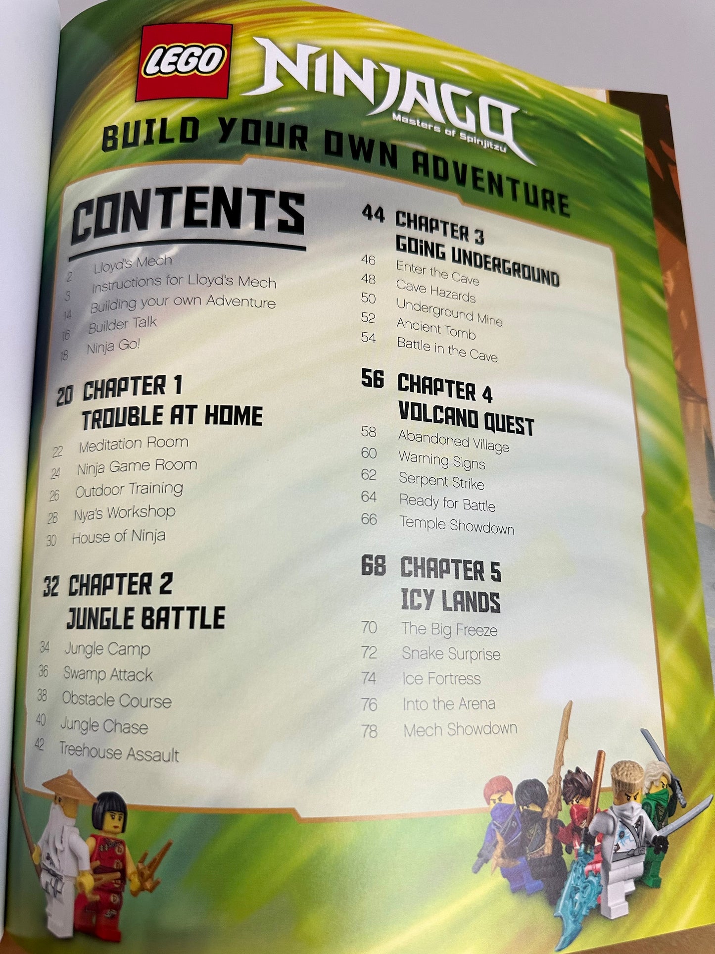 Lego Ninjago: Build Your Own Adventure Book / 6-12 years (No Shipping)