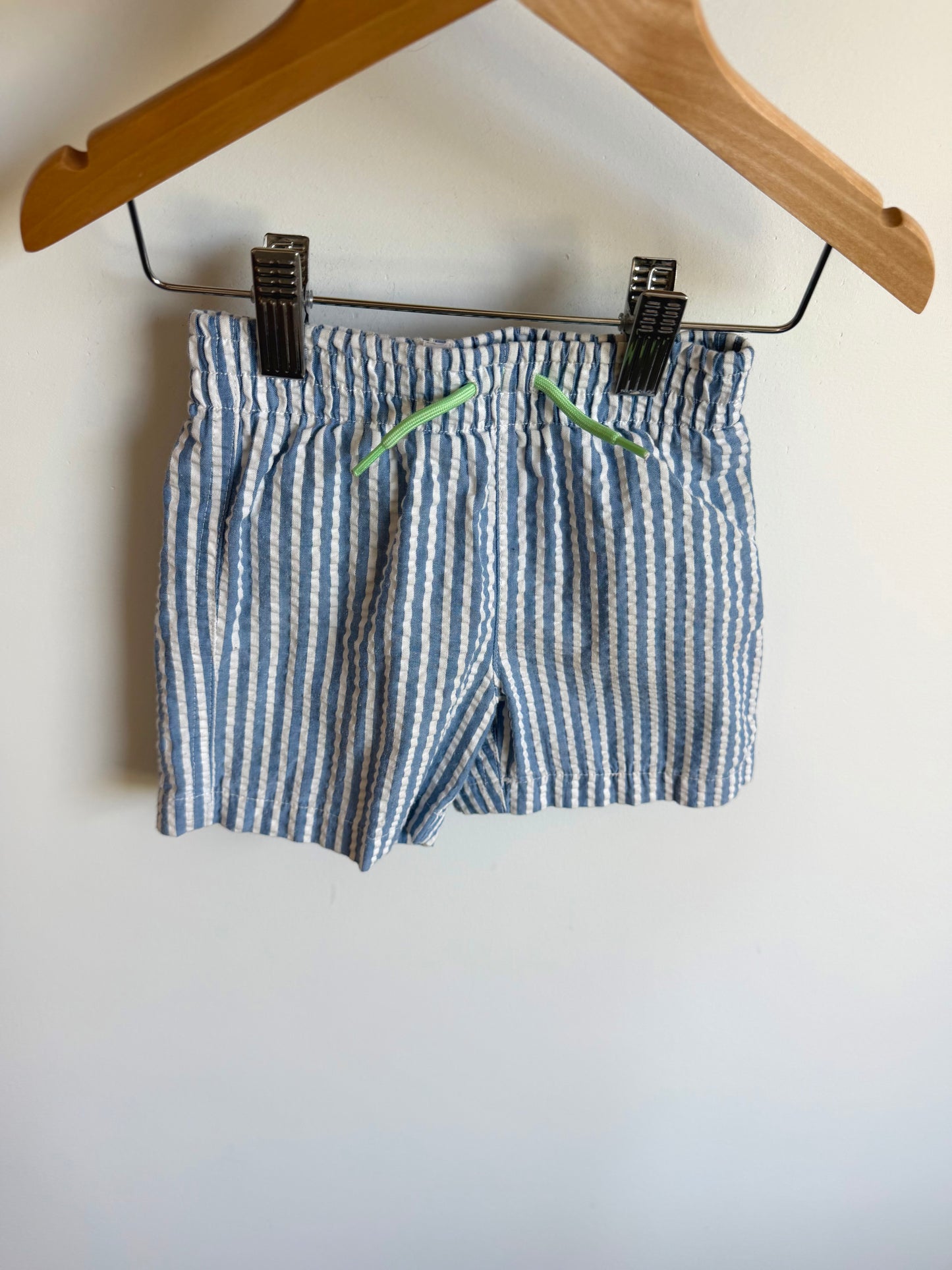 Striped Blue Swim Shorts / 2T