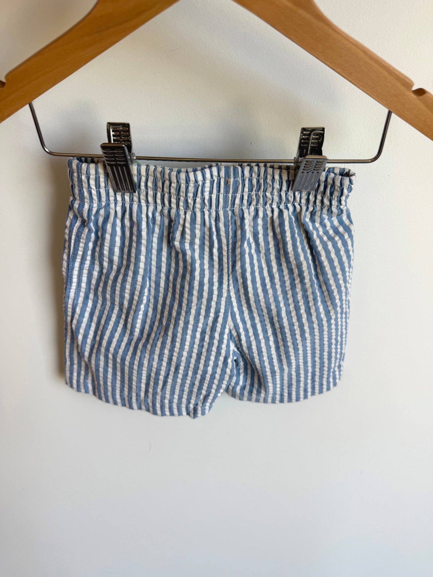 Striped Blue Swim Shorts / 2T