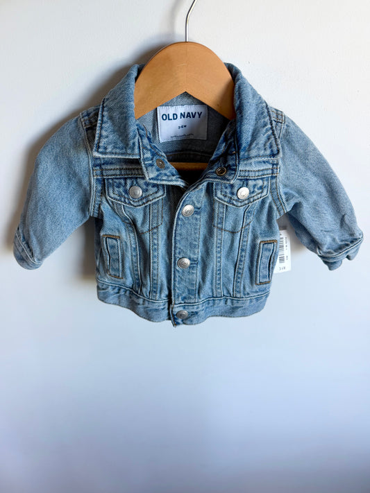 Blue Jean Jacket (With tags) / 3-6m