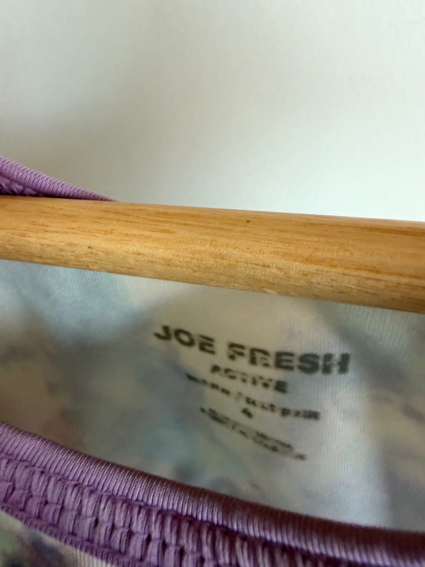 Active Tie Dye Purple Trim Leotard / 4 years