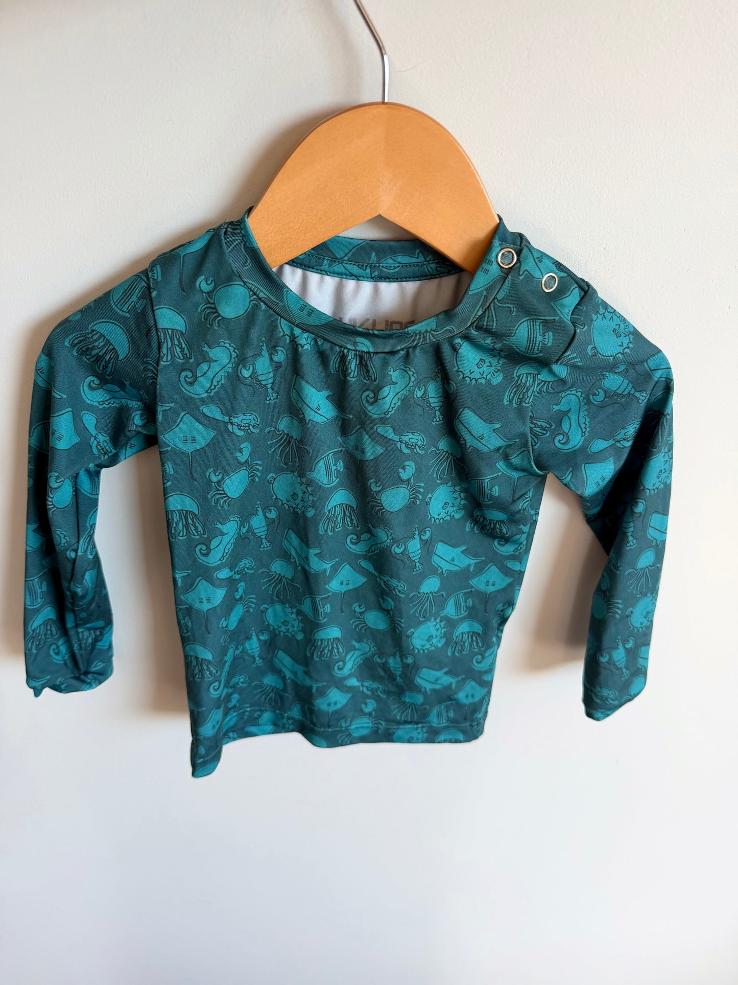 Teal Ocean Swim Top / 12m