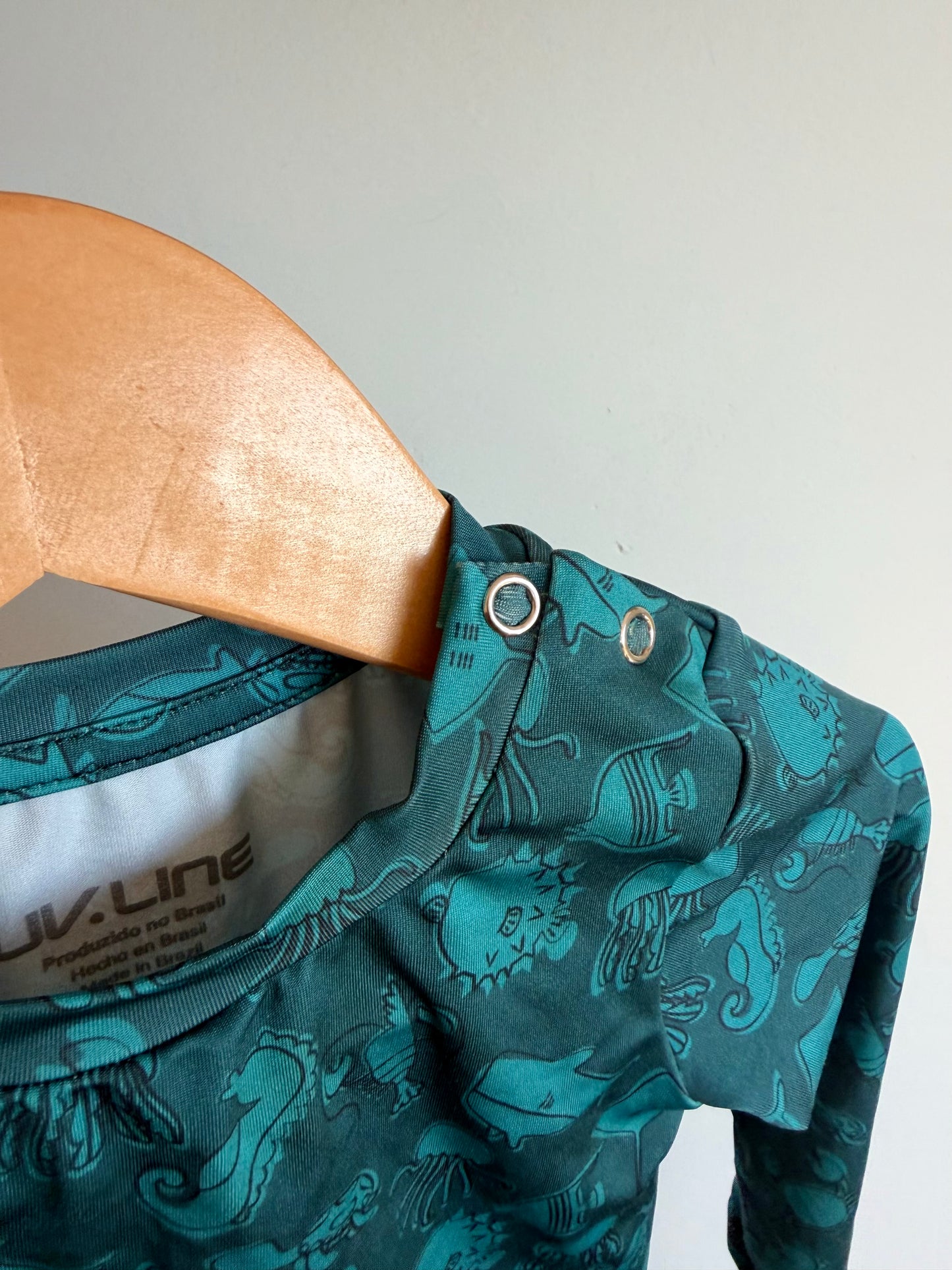 Teal Ocean Swim Top / 12m