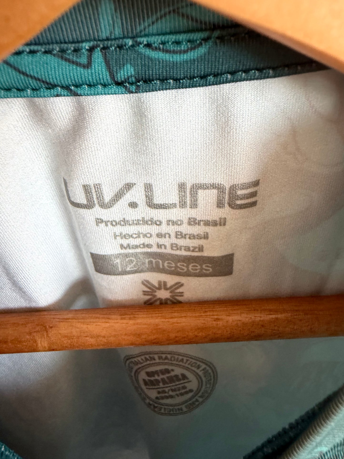 Teal Ocean Swim Top / 12m